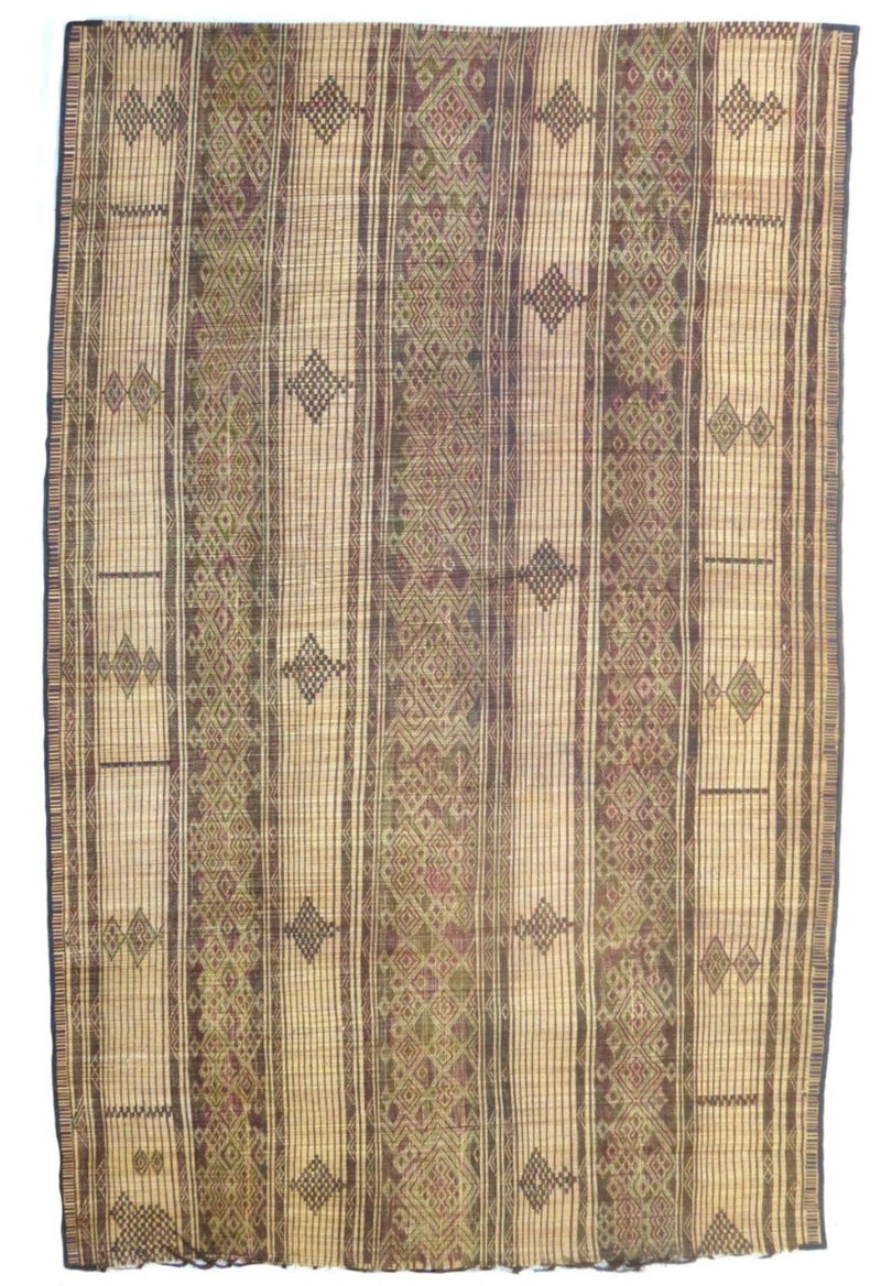 Midcentury Tuareg Mat 6'8 x 9'9