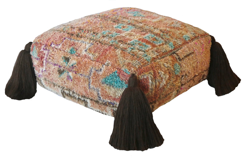 Moroccan Wool Pouf