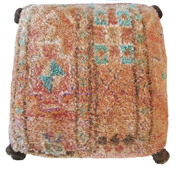 Moroccan Wool Pouf