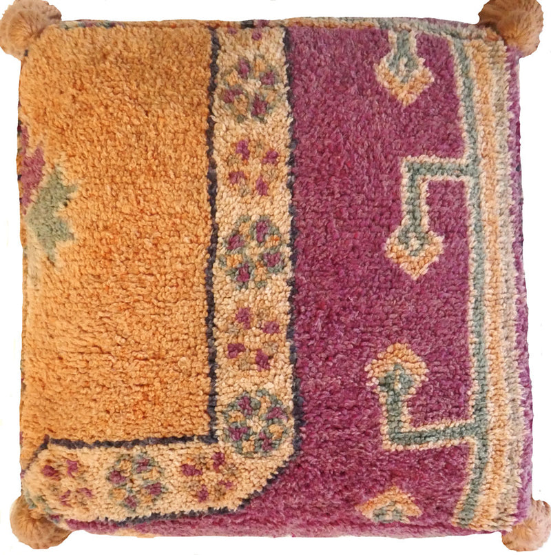 Moroccan Wool Pouf