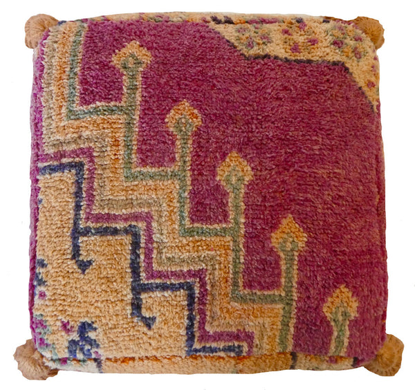 Moroccan Wool Pouf