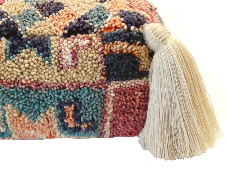 Moroccan Wool Pouf