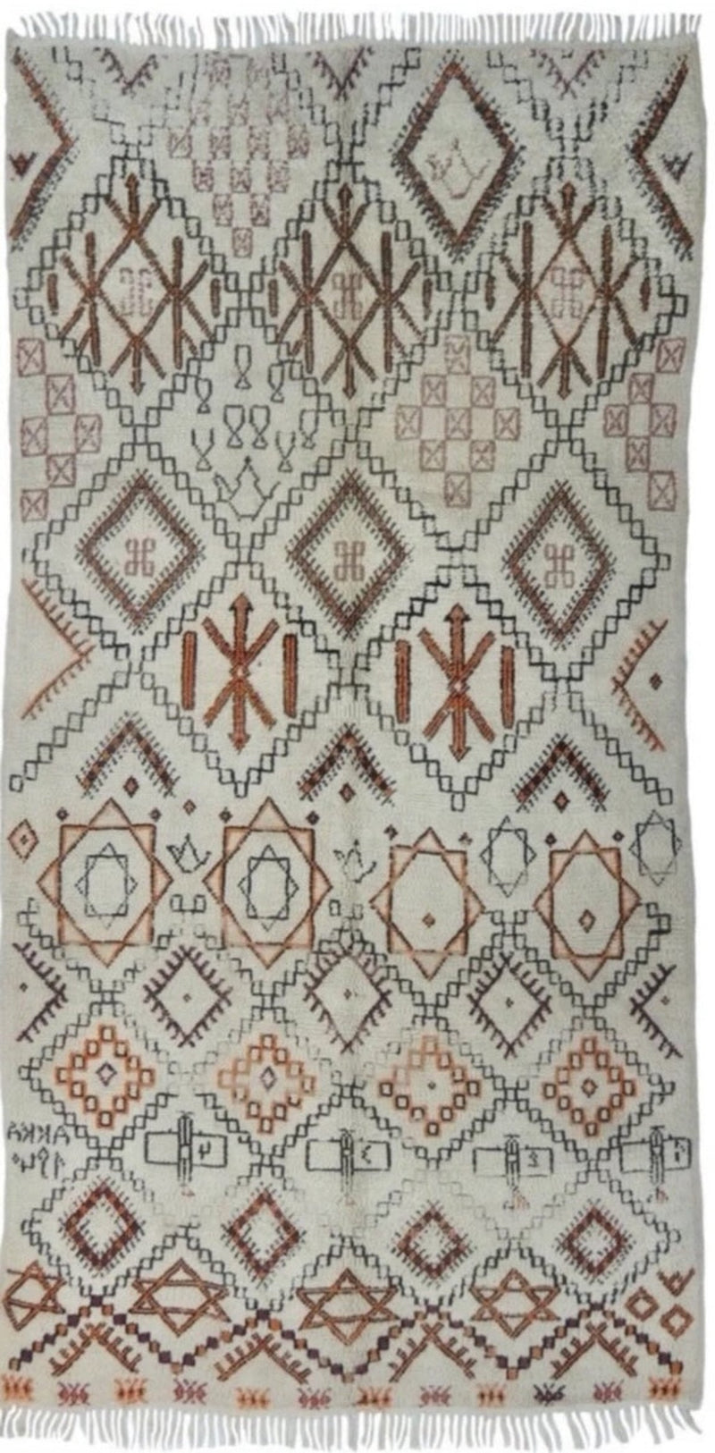 1940's Beni Ourain Rug 6'1 x 9'1