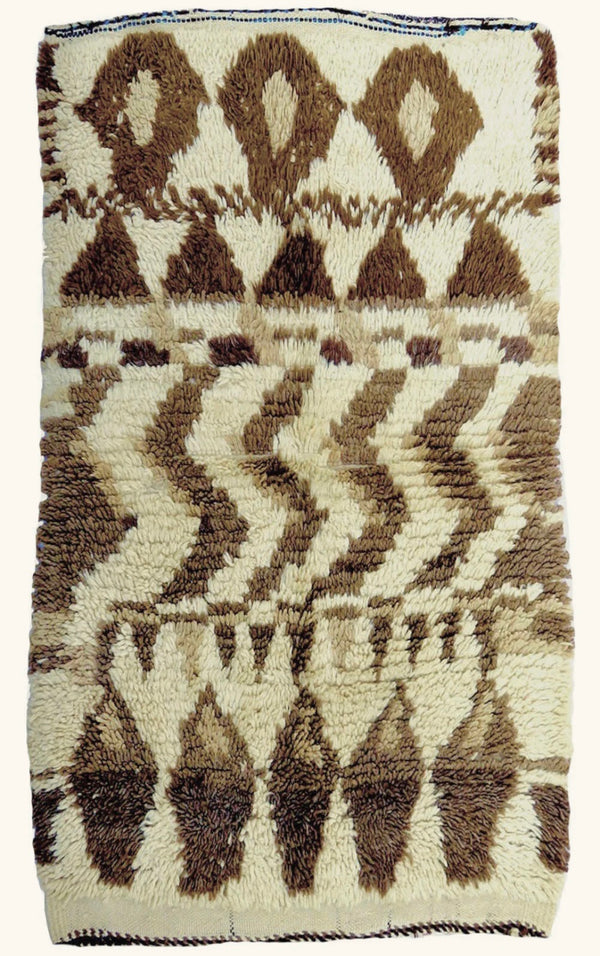 Moroccan Azilal Rug 3'10 x 5'6