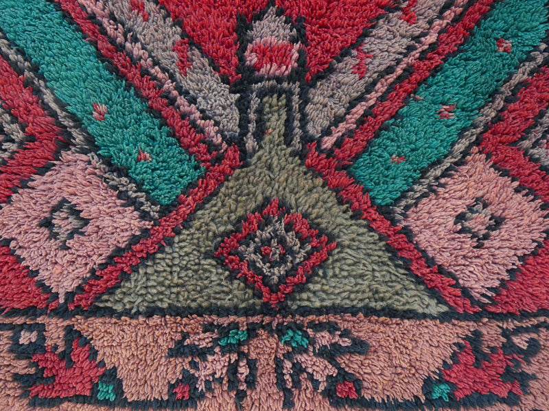 Midcentury Tulu Rug  2'8 x 6'5