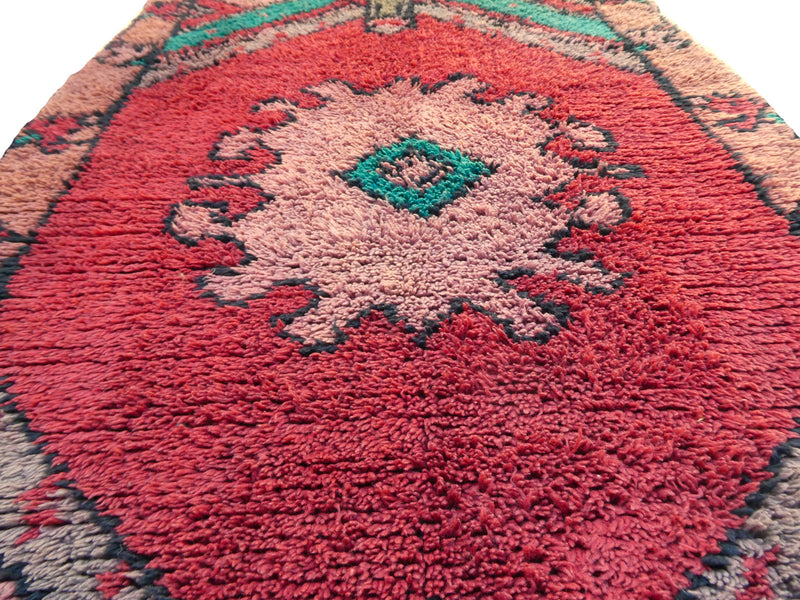 Midcentury Tulu Rug  2'8 x 6'5