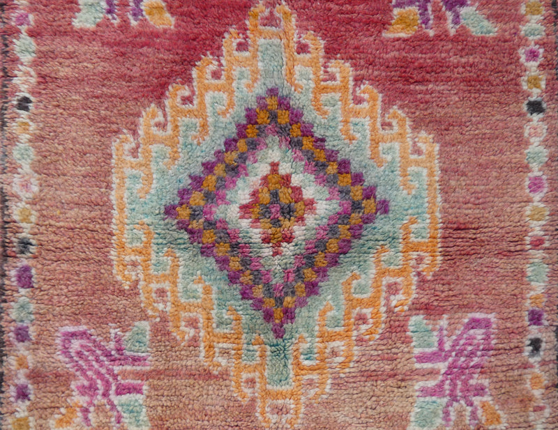 Midcentury Boujad Rug 3'2 x 5'4