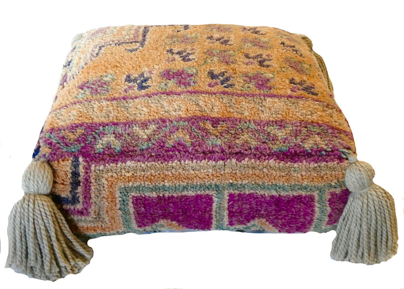 Moroccan Wool Pouf