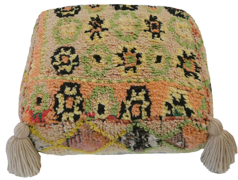 Moroccan Wool Pouf