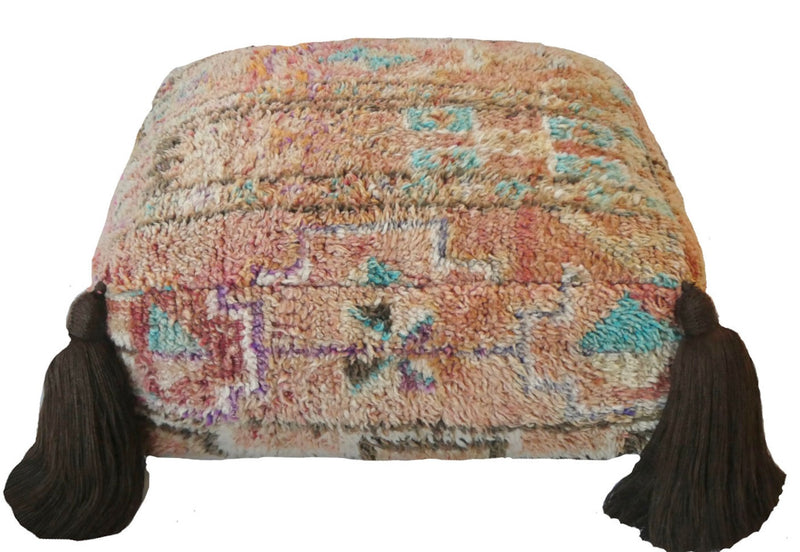 Moroccan Wool Pouf