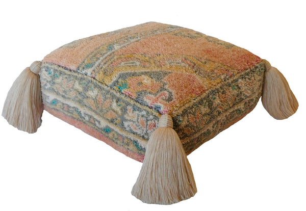 Moroccan Wool Pouf
