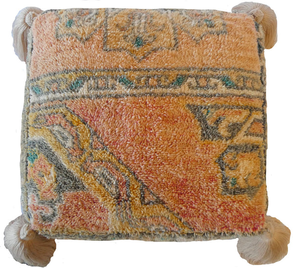 Moroccan Wool Pouf