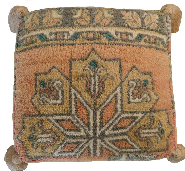 Moroccan Wool Pouf