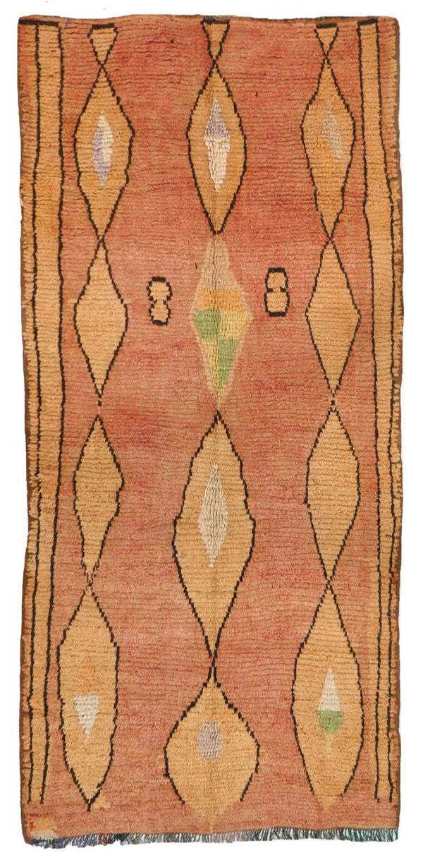 Midcentury Boujad Rug  5'10 x 9'