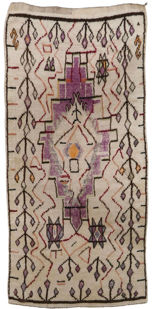 Midcentury Azilal Rug 4' x 7'