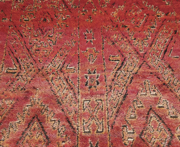 Midcentury Beni Mguild Rug  6.1 X 9.10