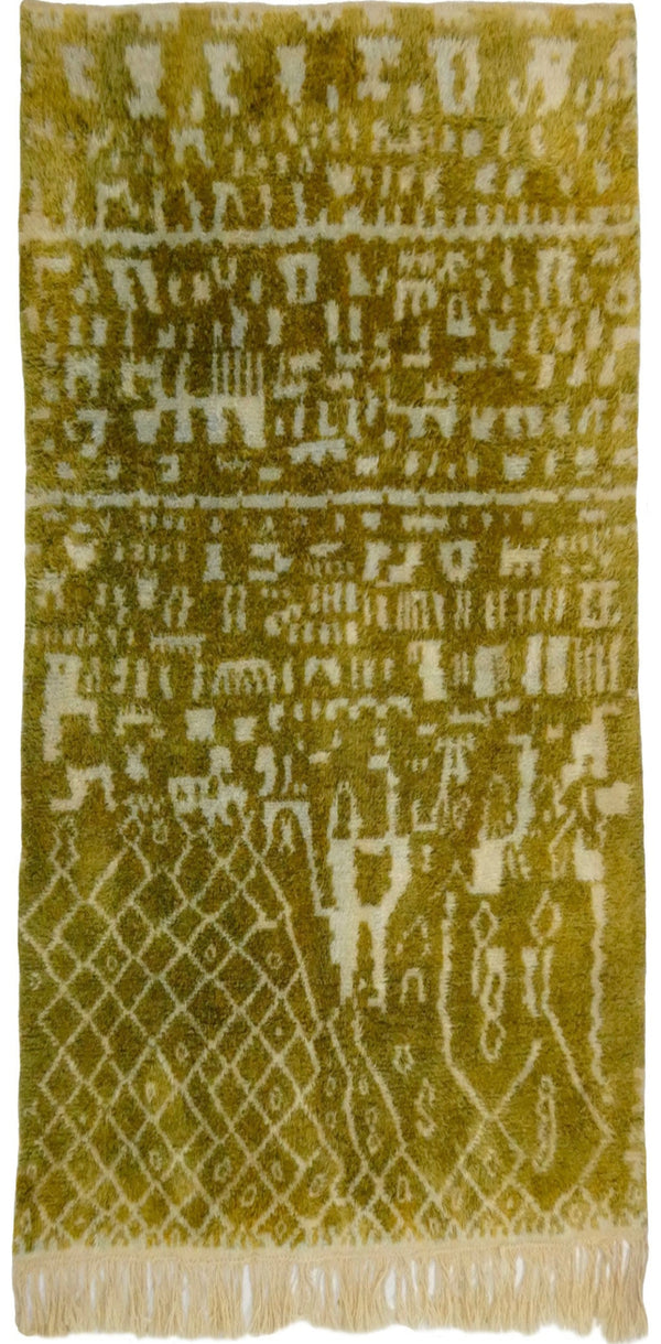 Midcentury Beni Mrirt Rug 6' x 8'4