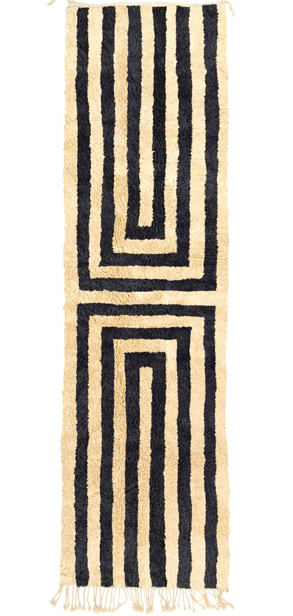 Contemporary Beni Mrirt 3' x 10'