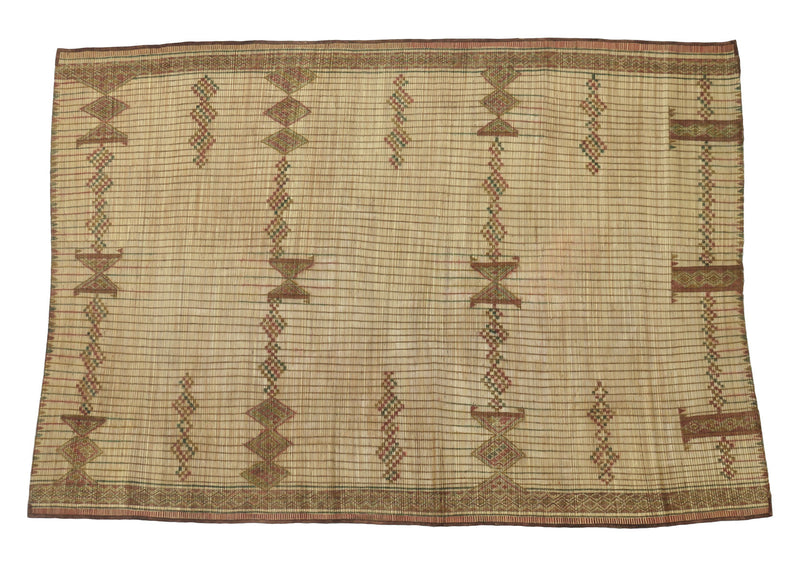 Midcentury Tuareg Mat 6'1 x 8'11