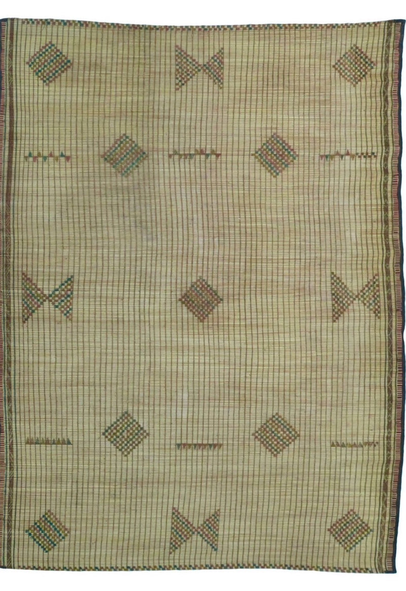 Midcentury Tuareg Mat 6'7 x 9'7
